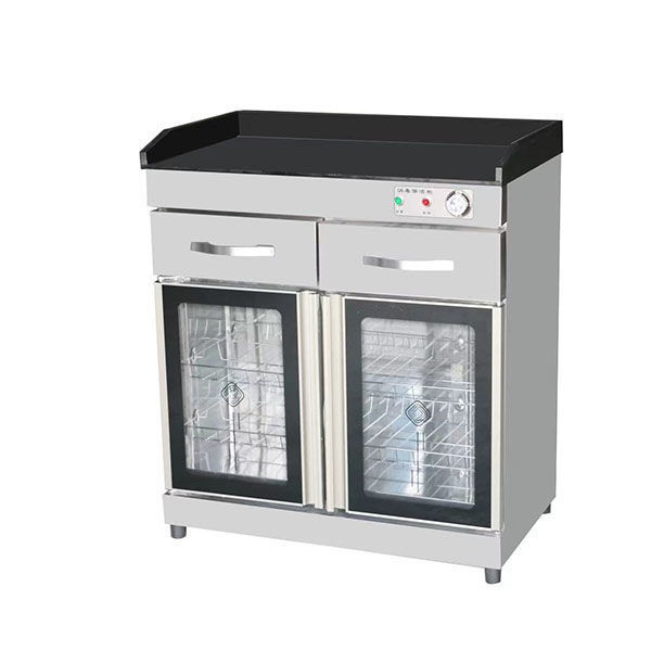 茶水柜消毒烘干一体机消毒柜家用商用卧式多功能大理石面备餐柜