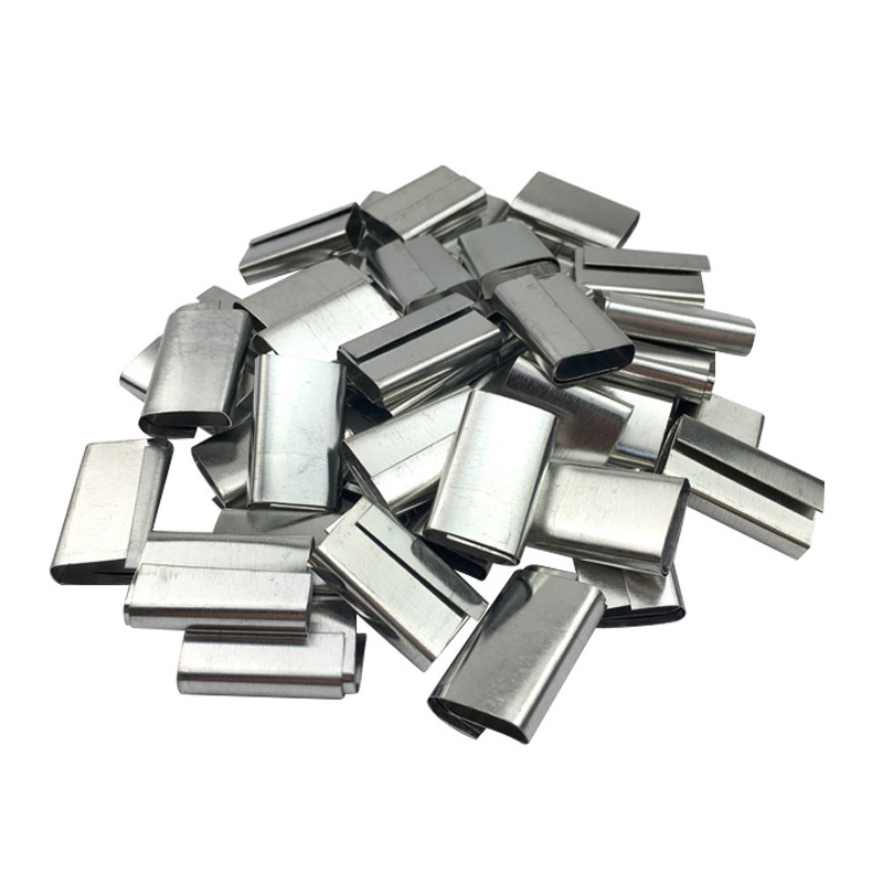 批发pp带打包扣镀锌铁皮防滑扣塑钢带打包扣手动打包捆扎扣现货