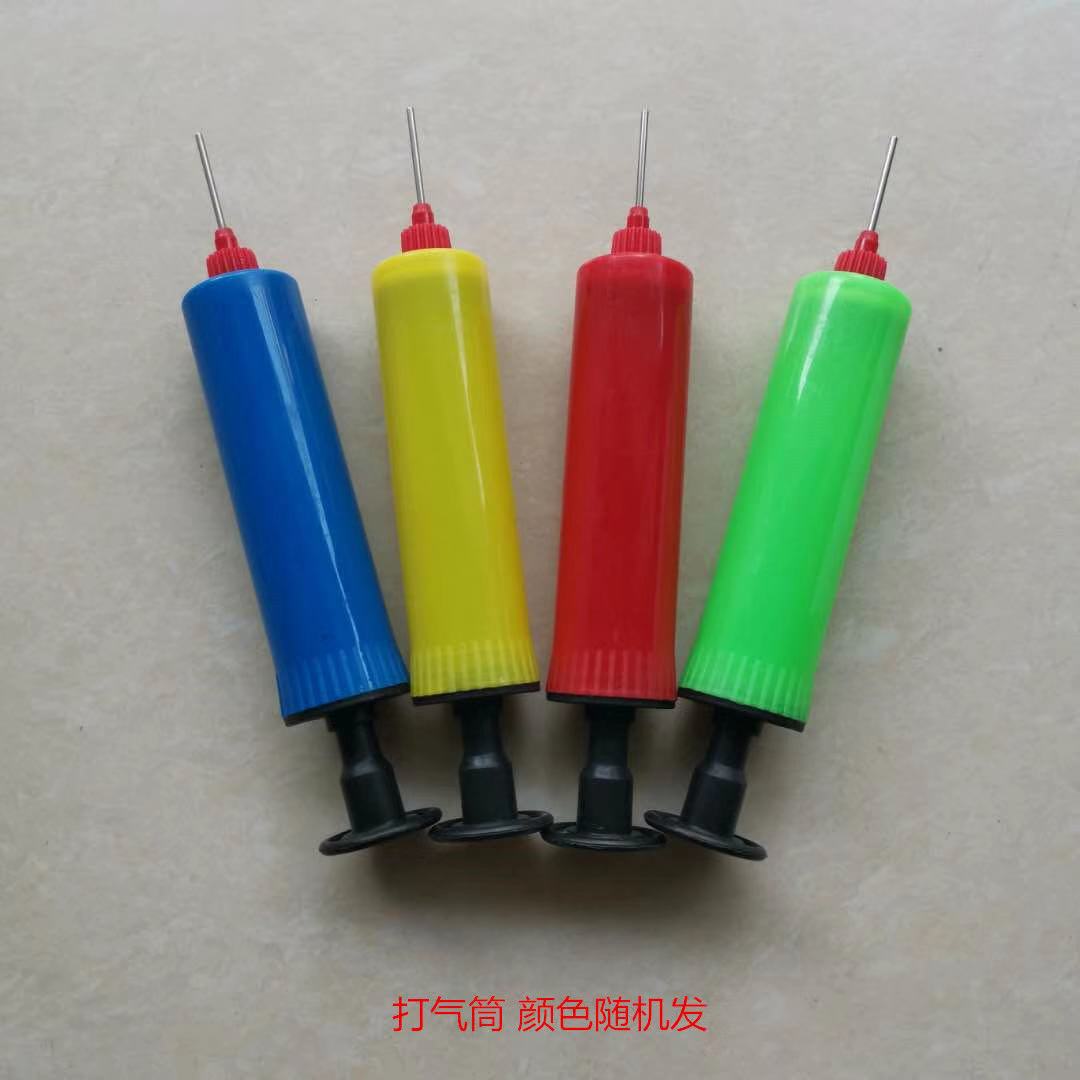 厂家直销气针打气筒小皮球幼儿园玩具便携充气筒塑料迷你行气筒