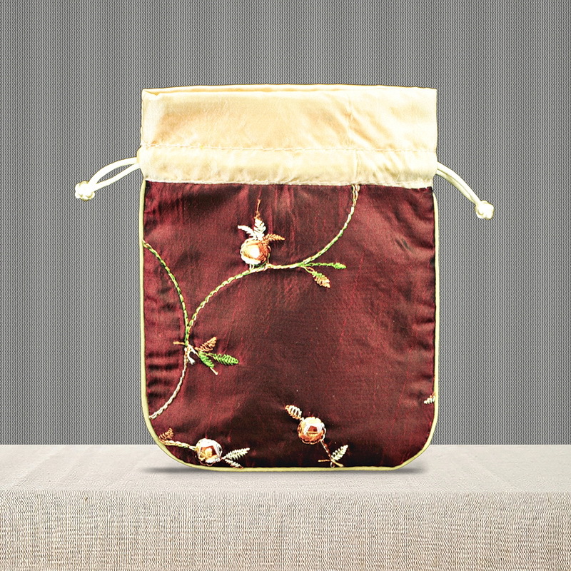 12*15古风高档绣花袋小荷包袋古代钱包复古刺绣小锦囊汉服香囊袋