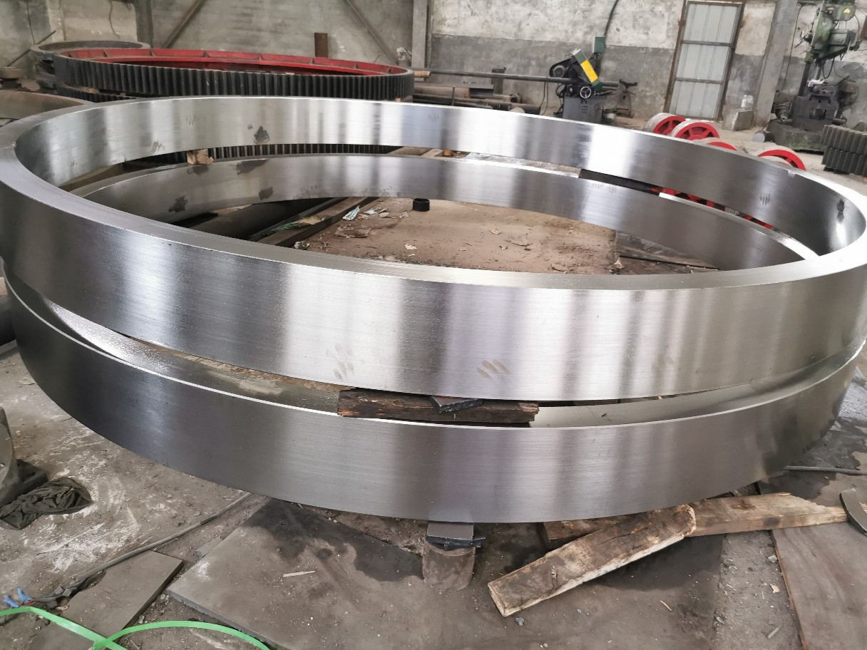 5米危废回转窑大齿轮,烘干机轮带,干燥机托轮传动件加工