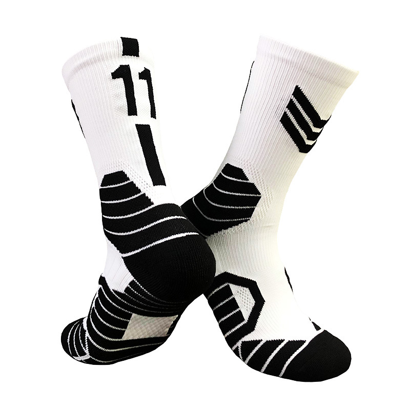 男士专业篮球袜训练长筒袜男实战运动袜子加厚吸汗毛巾底球袜批发