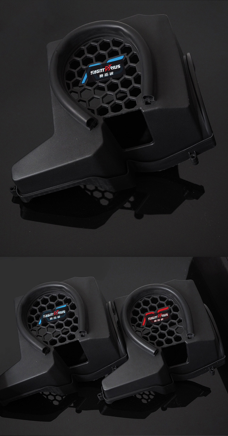 适用于15-18款新福克斯翼虎改装高流量rs进气罩进气风箱盖罩