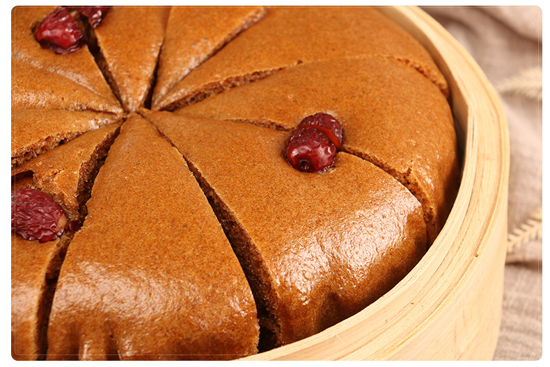 峰仔红糖发糕龙游发糕传统米糕蒸煮半成品速食营养早餐即使糕馒头