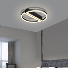 卧室灯简约现代圆形吸顶灯创意个性温馨浪漫次卧房间灯北欧灯具