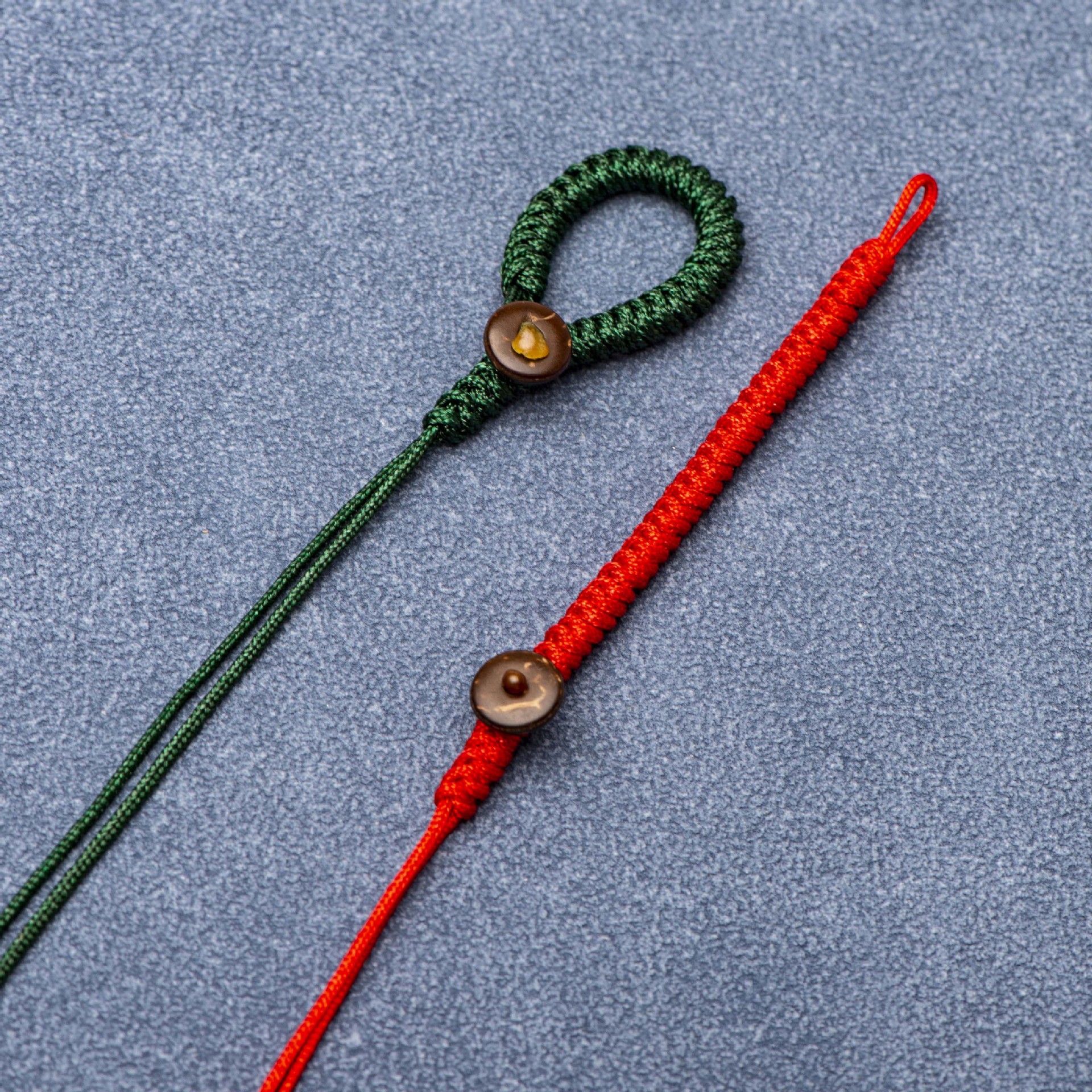 金刚结手工编织汽车钥匙扣包挂绳带扣短款手把配饰diy挂件绳批发