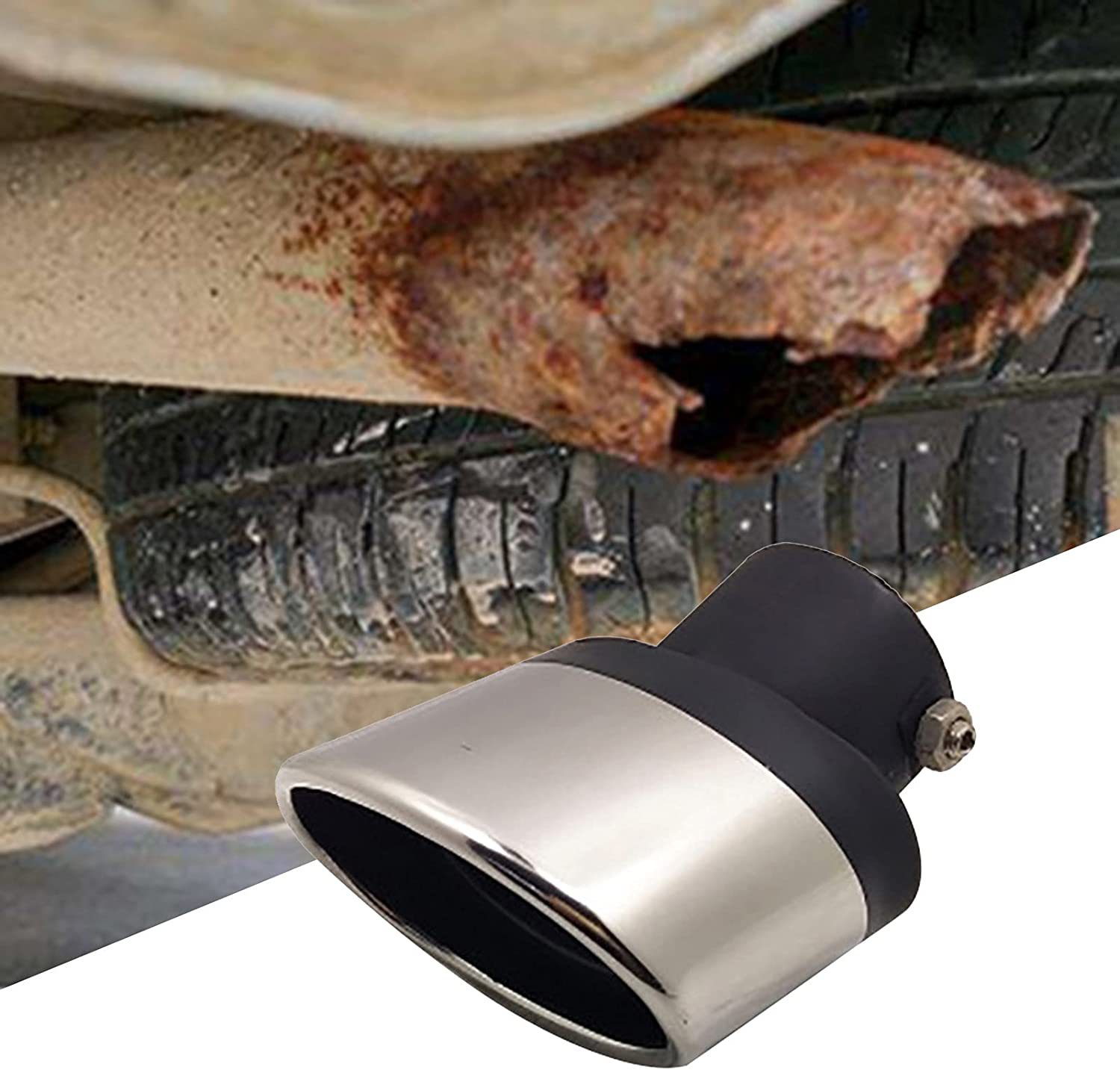 跨境专供适用于 福特福克斯 消声器防锈不锈钢汽车排气管