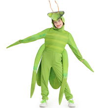 跨境搞笑万圣节男童女童动物角色扮演cosplay表演螳螂cosplay服装