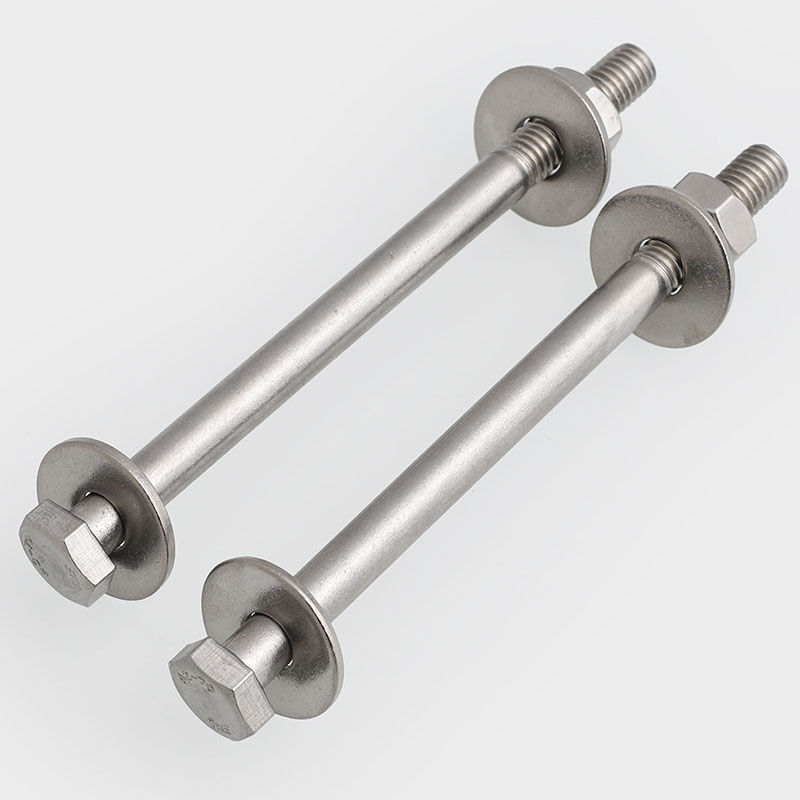 304不锈钢丝杆夹紧固定穿墙螺丝 长螺杆加长螺杆螺栓m6m