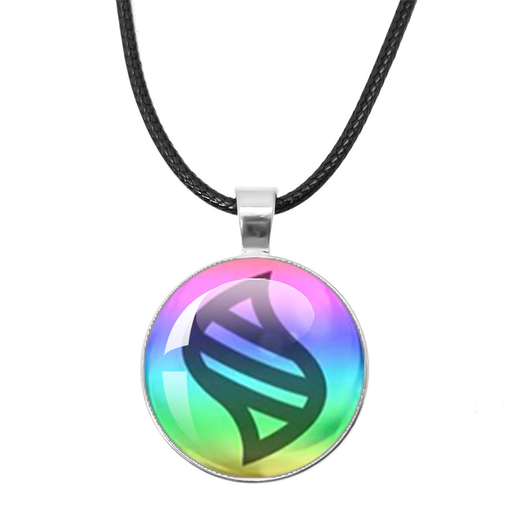 跨境爆款pokemon宝可梦za超进化mega进化钥石项链