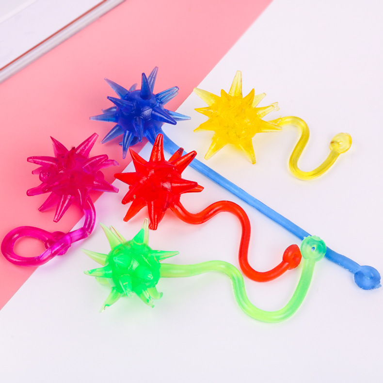 儿童小玩具粘性流星锤软胶甩手粘墙弹粘球新奇特恶搞类幼儿园礼物