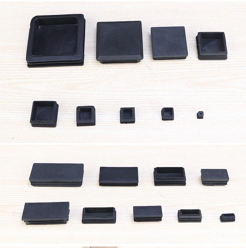 包邮 方管胶脚胶塞胶垫胶盖 不锈钢铁管塑料方塞内塞 货架方脚垫