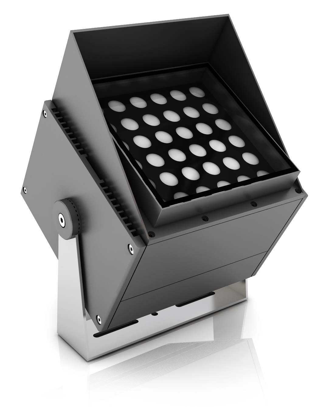 06235led方形投光灯大功率54w72w100w加厚款投射灯dmx512全彩泛光灯