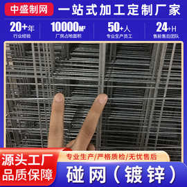 镀锌网片铁丝网钢丝网防锈电焊网加粗防护网铁网格网建筑网片围栏