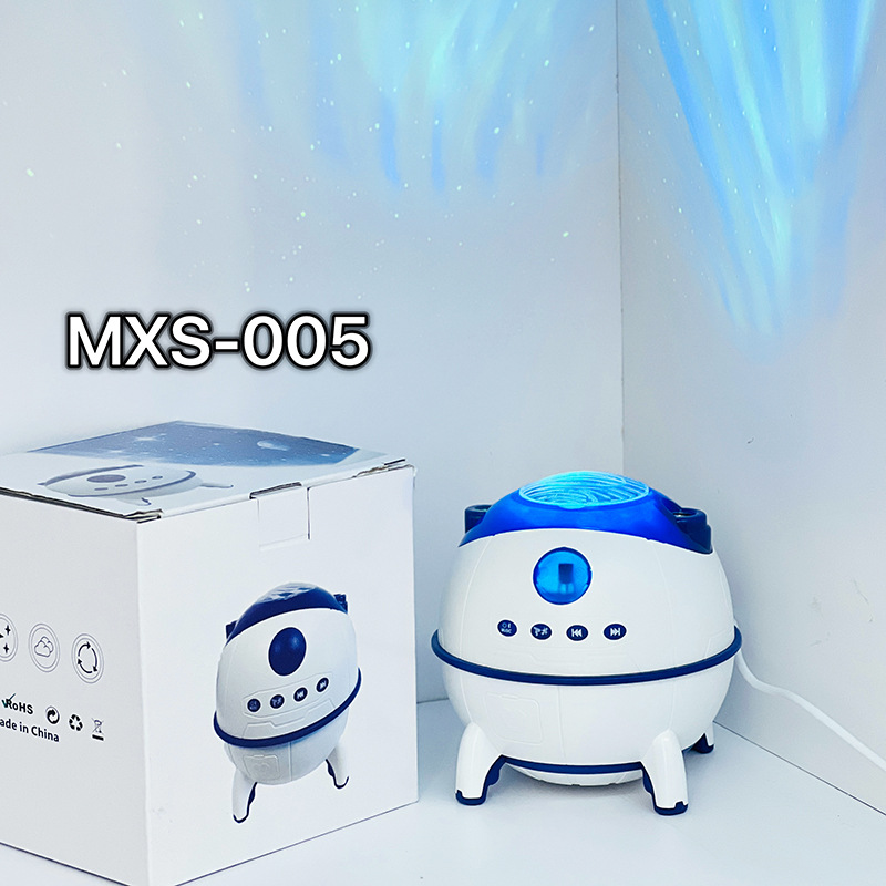 Popular Creative Home Desktop Bluetooth Audio Space Capsule Star Light Subwoofer Computer Speaker Gift Decoration