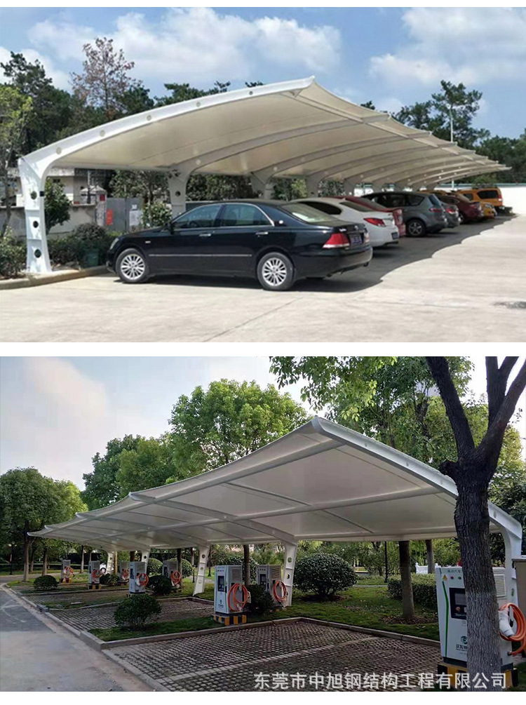 商品描述是否跨境出口专供货源否规格膜结构停车棚,膜结构车棚停车棚