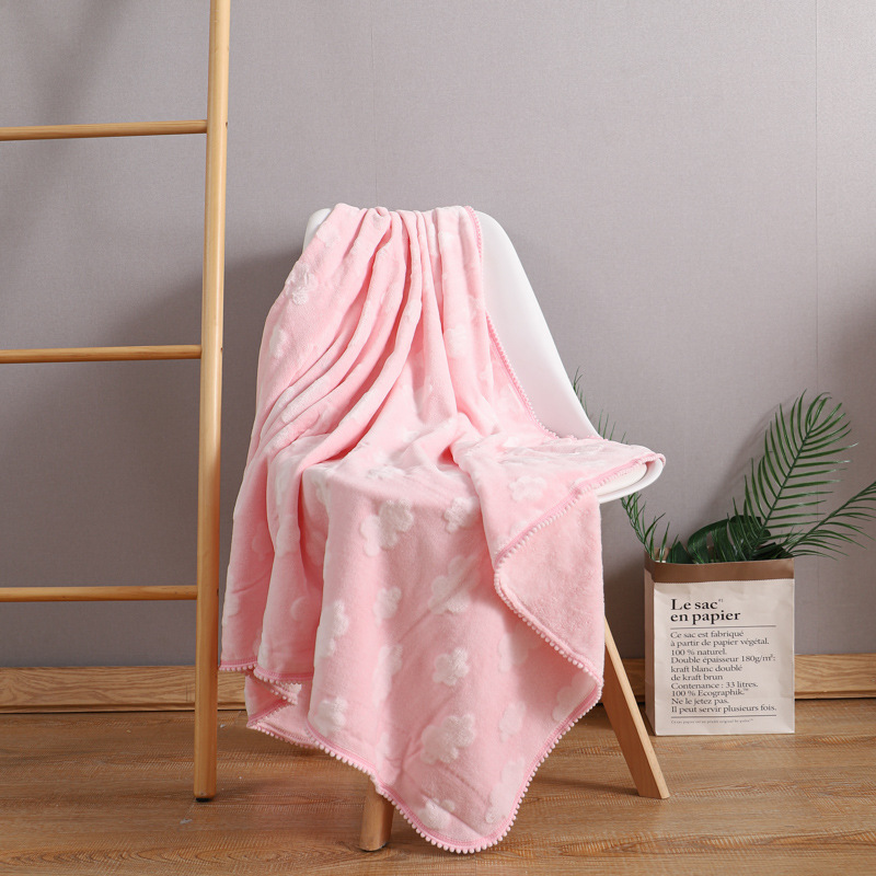 厂家定制加工 来图可定制 夏季空调小绒毯子办公室午睡盖毯