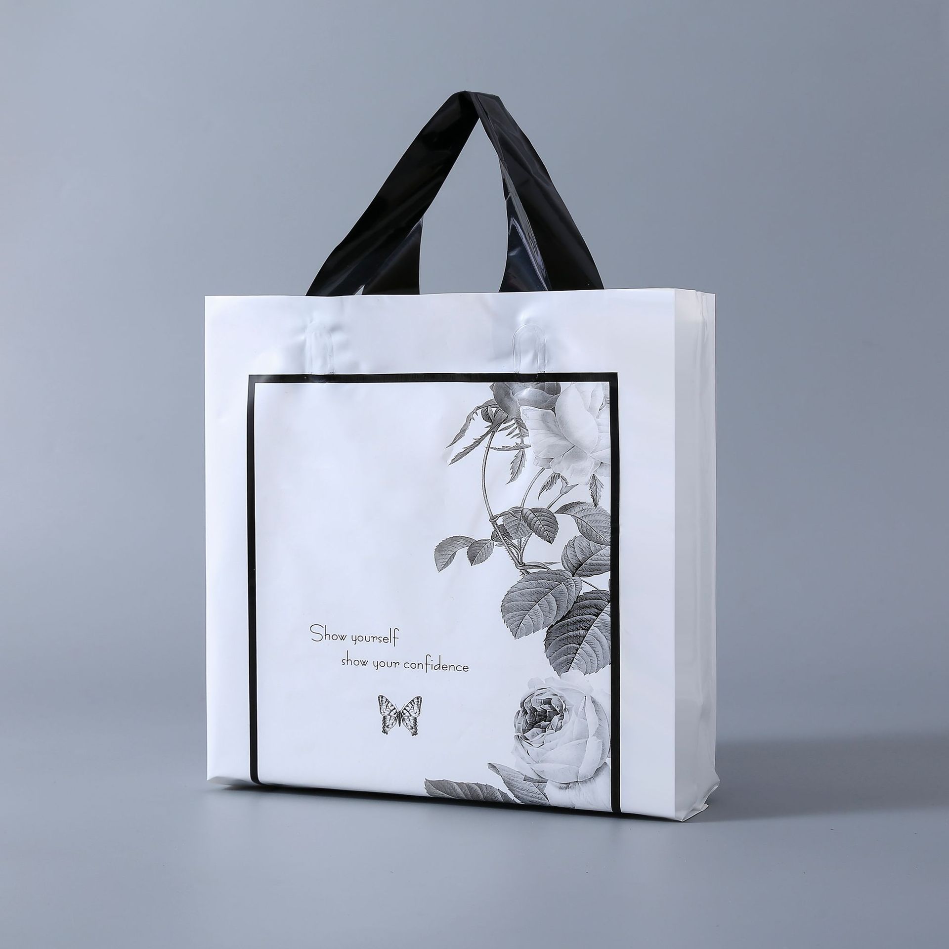 服装店塑料袋批发女装包装袋粉色购物袋化妆品袋饰品袋礼品袋新料