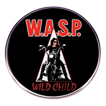 W.A.S.P.摇滚乐队胸针美国重金属音乐别针胸针金色合金徽章配饰