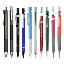 贝发彩色金属自动铅笔0.7 1.0定制OEM 活动铅笔外贸学生考试绘图