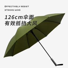 创意足球纹格纹27寸高尔夫伞大号长柄商务雨伞抗风直柄伞