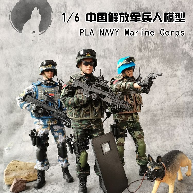 新人偶特种兵/中国兵人模型男孩玩具关节可动手办退伍纪念-阿里巴巴