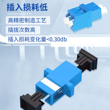 光纤接头对接器单工SC法兰FC/LC/ST对接头光纤耦合器电信级光钎连