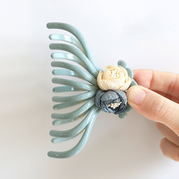 抓夹大号花夹子头饰韩国优雅气质发夹后脑勺发卡网红卡子洗澡发抓