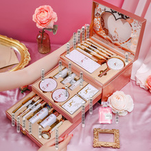 七夕情人节创意彩妆礼盒一生欢喜化妆品套装礼盒带香水生日礼物