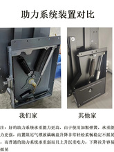 T3LC批发304碗碟升降厨房拉篮加力型下拉式不锈钢升降橱柜收纳阻