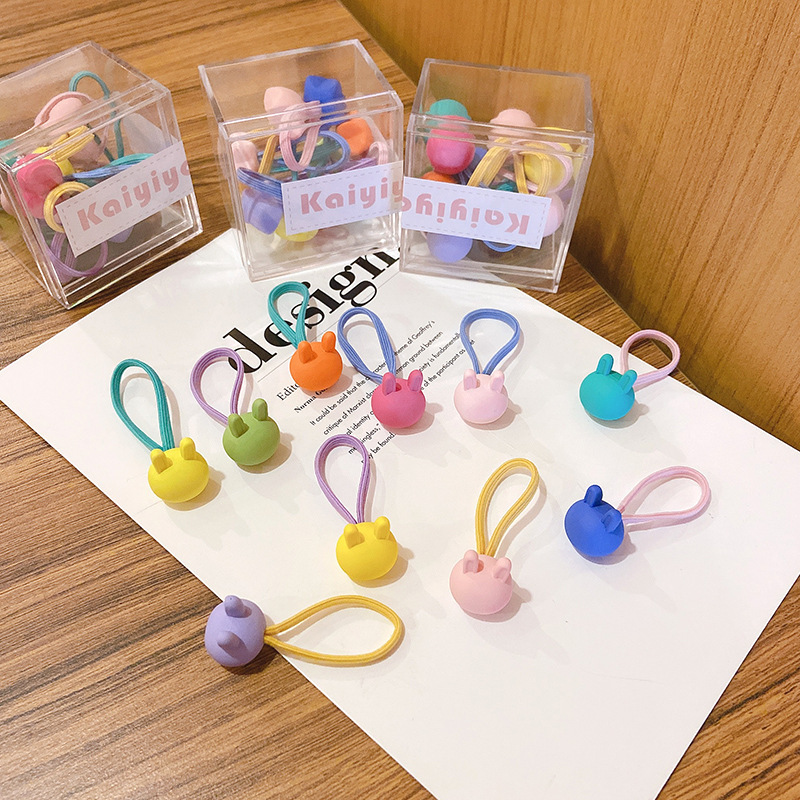 Small Rubber Band Children's Hair Rope Does Not Hurt Hair Elasticity Good Baby Hair Band Tie Small Pull Rubber Band Spring Girls Hair Accessories