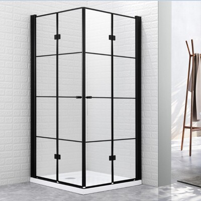 转轴加铰链款淋浴间简易淋浴房可折叠门设计新颖时尚经济实惠