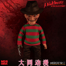 正版mezco25890蚂蚁 猛鬼街 freddy 弗莱迪15寸可动 可发声
