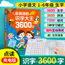 小儒童会说话的识字大王3600儿童汉字有声书宝宝手指玩具有声点读