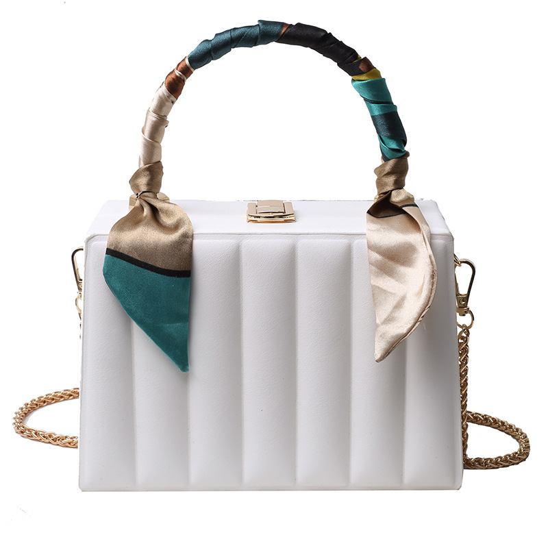 New Texture Internet Celebrity Box Bag Bag Female Trendy Versatile Chain Crossbody Small Square Bag Fashion Portable Box Bag