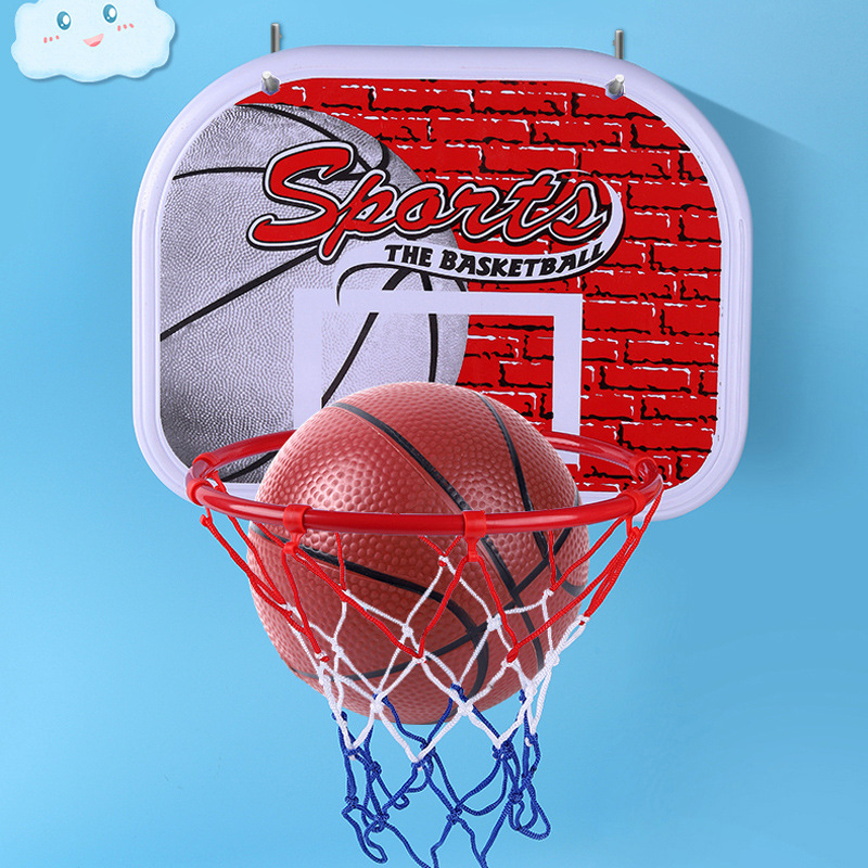 Children's Basketball Hoop Shooting Frame Household Toys Children's Indoor Ball Adjustable Outdoor Rim Boy