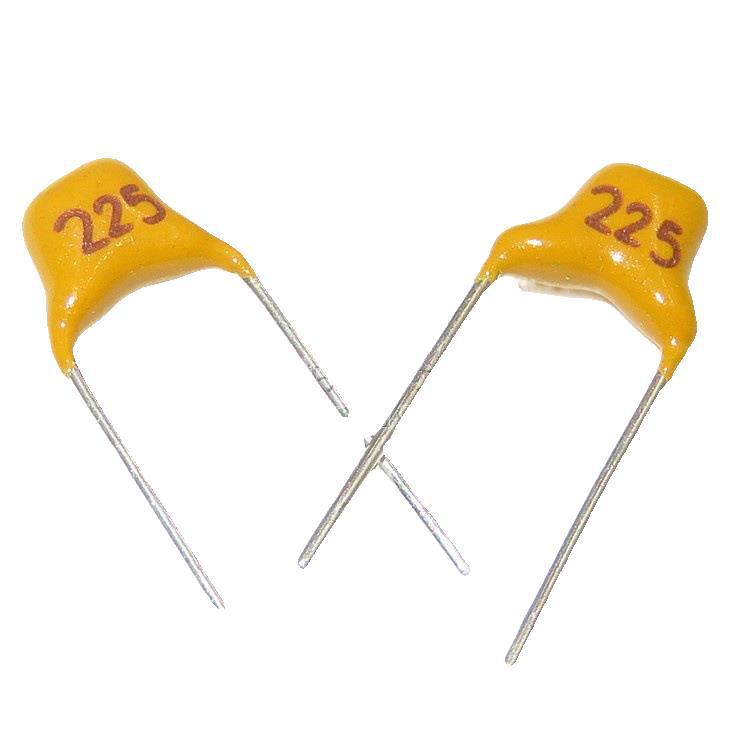 独石电容225k22uf50v间距508mm瓷片电容