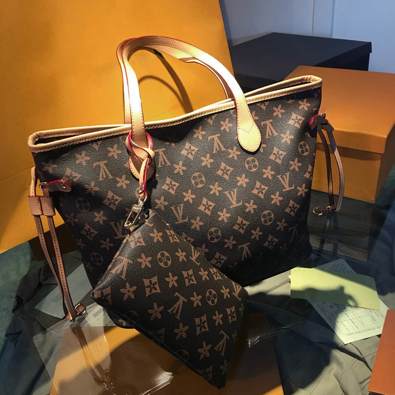 2021新款logo mlv女包女士购物袋真皮托特包单肩包休闲单肩手提包