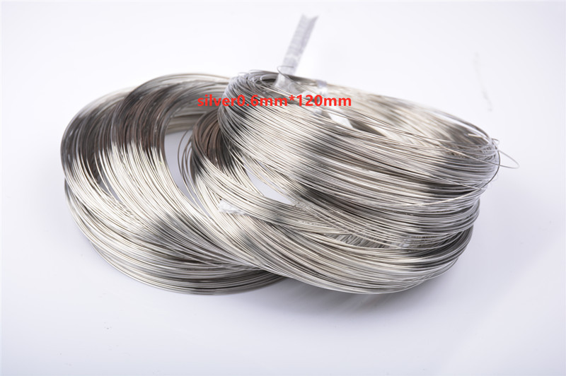 diy记忆钢丝圈 手镯项圈 0.6毫米粗60毫米直径 用于珠宝手链制作