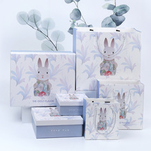 卡通礼品盒ins风 生日礼物盒围巾包装盒空盒小兔子伴手礼礼盒现货