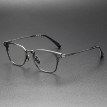 纯钛眼镜框 余文乐同款DRX2068方框小红书可配近视眼镜工厂批发