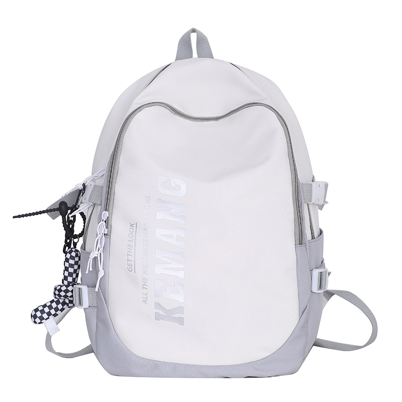 Women's Korean-Style Versatile Early High School and College Student Backpack Women's Ins Korean-Style Harajuku Contrast Color Large Capacity Backpack