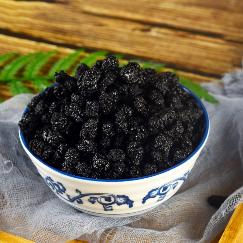 桑葚干黑桑椹500g免洗即食干果旗舰店官方泡水泡茶新疆大颗粒