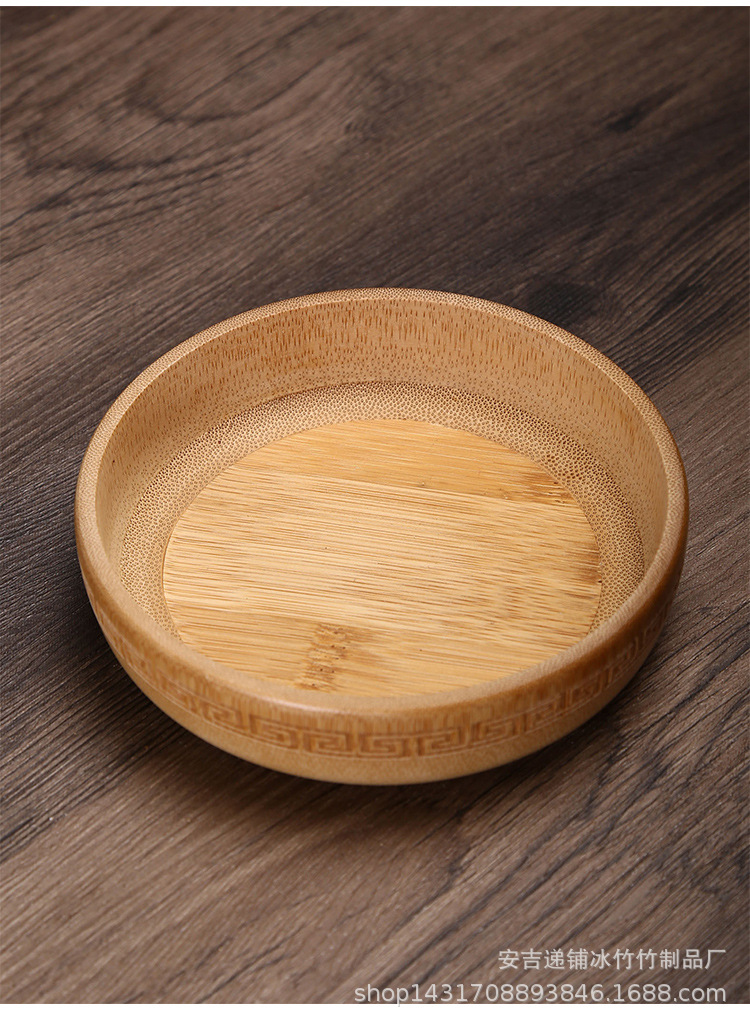 手工竹质无漆婴儿碗圆滑儿童饭碗防烫防摔竹制工艺竹节碗一件代发