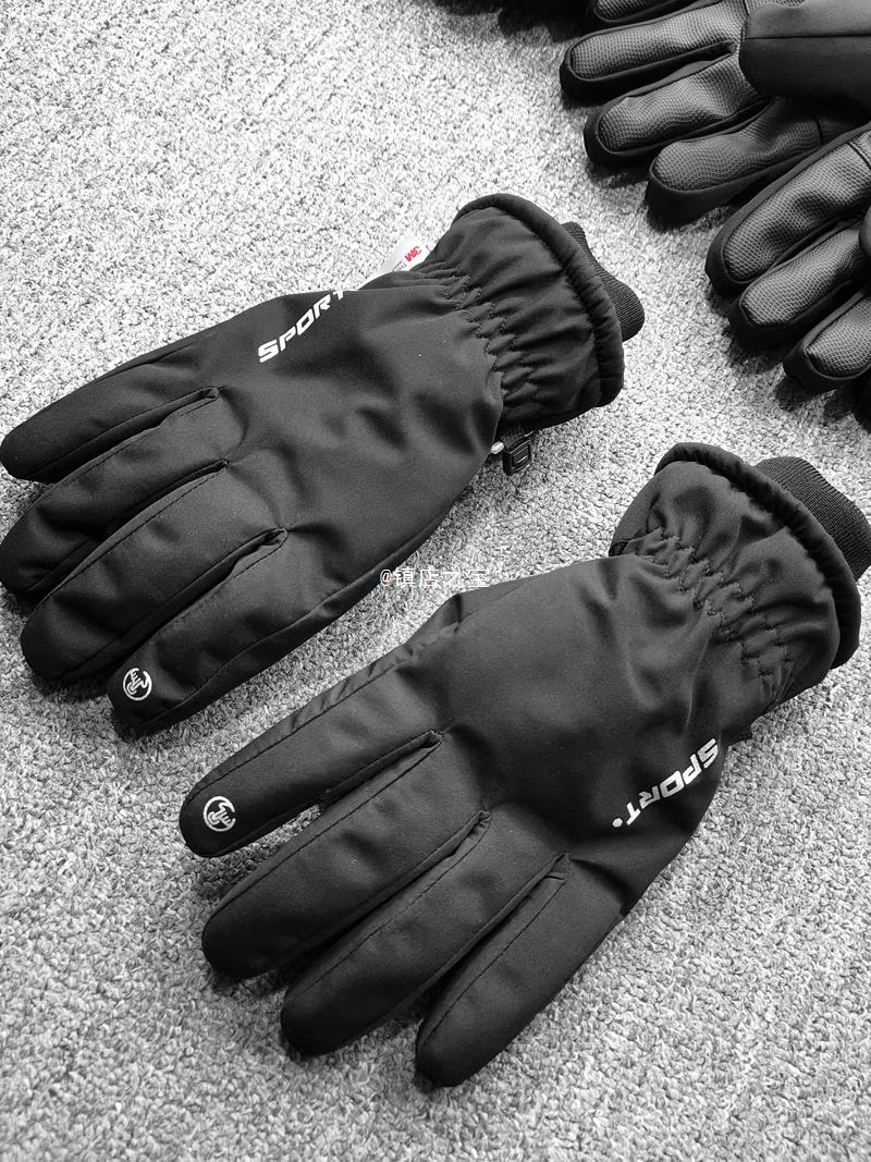 外贸高货 3m黑科技暖绒防水 可触屏户外男女加厚骑行滑雪手套