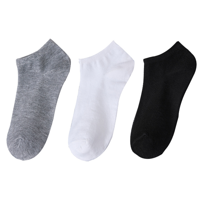 Socks Men's Socks Spring and Summer Solid Color Men's Thin Breathable Ankle Socks New Non-Slip Sports Socks Invisible Men's Socks