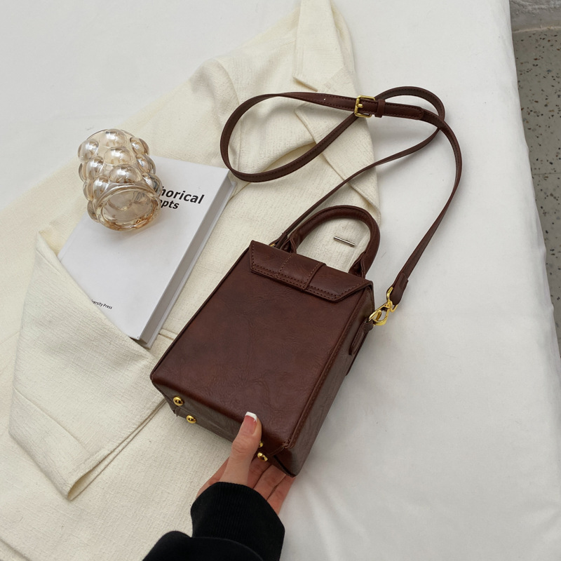 2022 New Bags Women's Simple All-Match Mobile Phone Bag Fashion All-Match Handbag Ins Korean Style Shoulder Messenger Bag