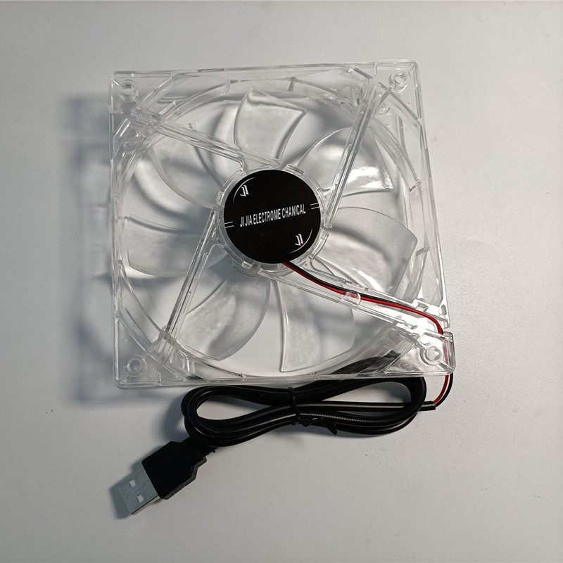 Chassis Fan Pc Transparent 5V Computer Cooling Fan USB Interface
