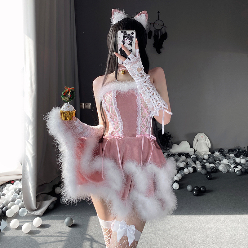 万圣节服装舞台兔子装兔女郎性感制服诱惑二次元cos女仆装圣诞装