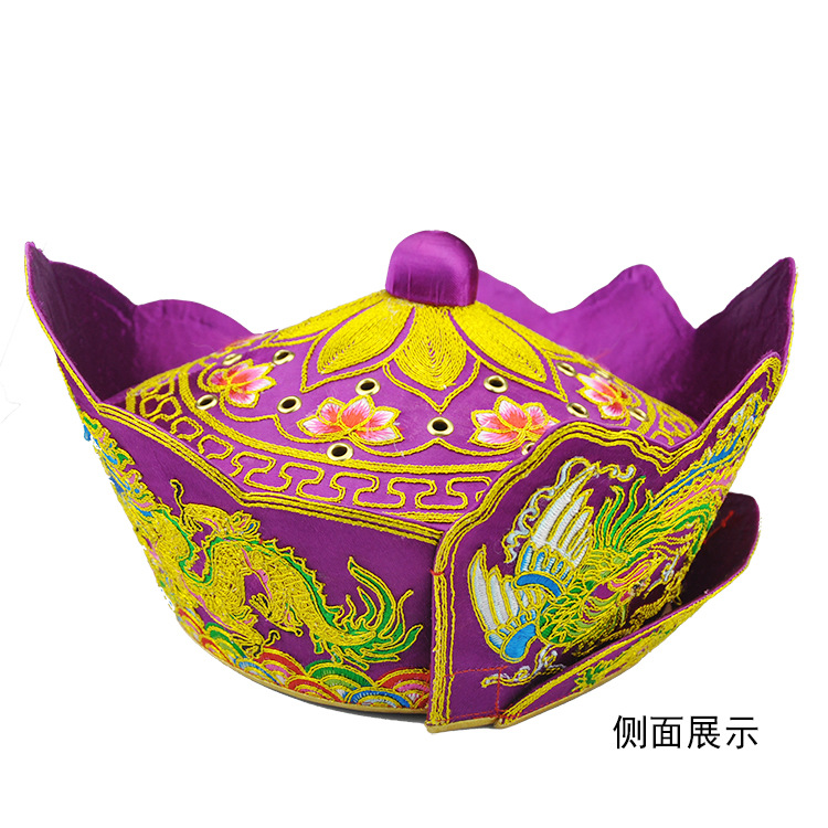盘金毗卢帽 绣品僧帽 五佛帽 冠 僧帽 佛法帽 毗罗 手工毗卢帽